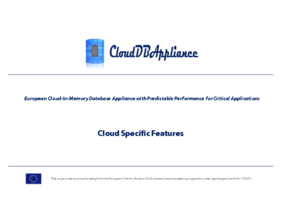 Cloud Specific Features Presentation